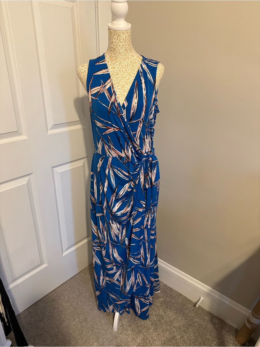London Times Floral Maxi Dress